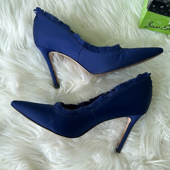 Sam Edelman Halan Satin Fringe Shoe - Picture 4 of 12